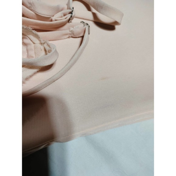 Ophelia Roe NWT light peach/pink color camisole with lace trim woman size medium - Picture 7 of 7
